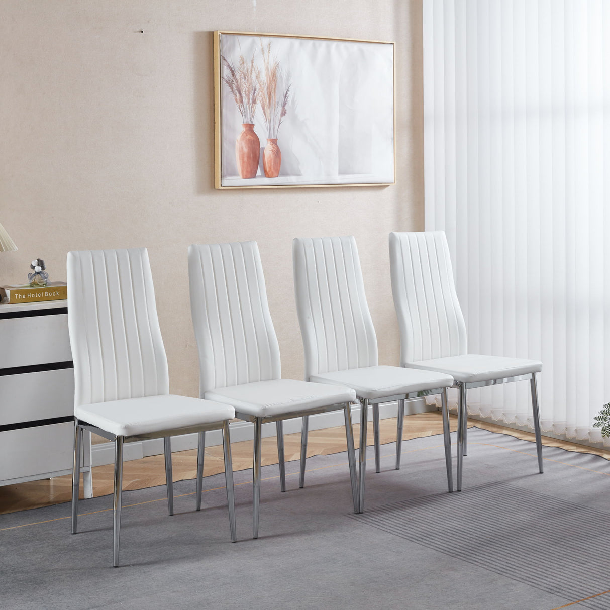 Minimalist Design Dining Chair (Set of 4)