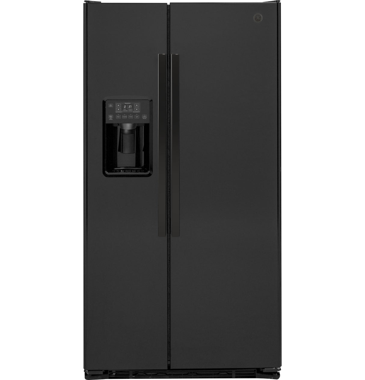 GE GZS22DGJBB - 36 in. 21.9 cu. ft. Counter Depth Side by Side Refrigerator with Ice & Water Dispenser - Black