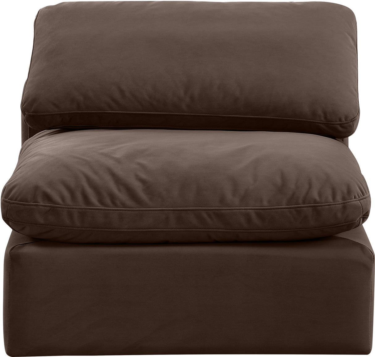 Indulge - Velvet Armless Chair