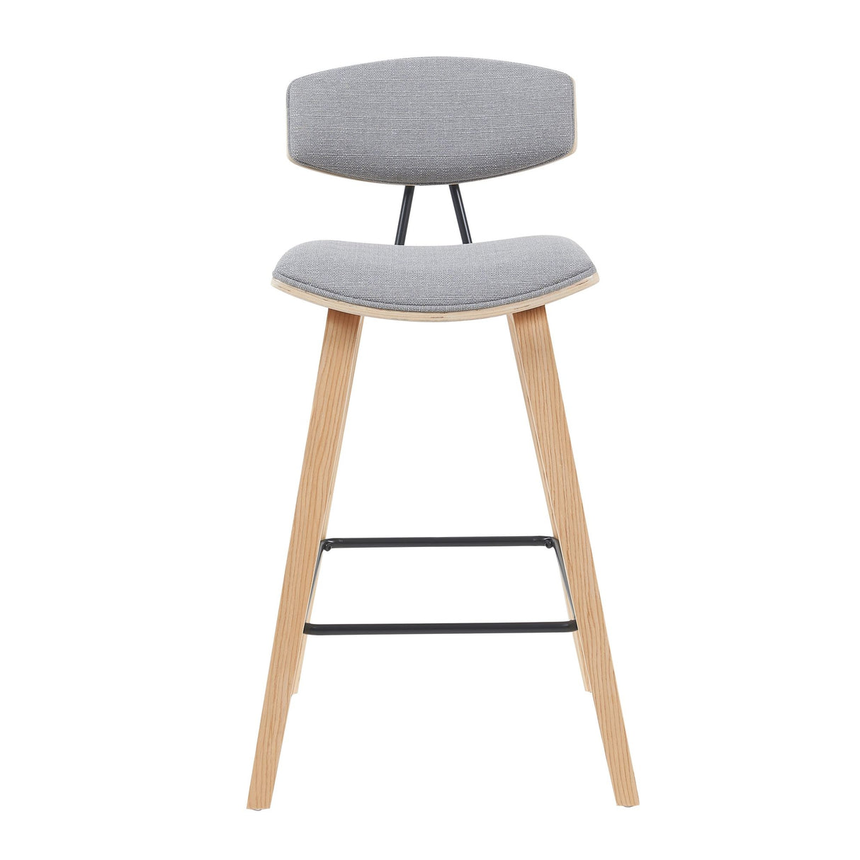 Fox - Swivel Counter Height Stool - Light Brown