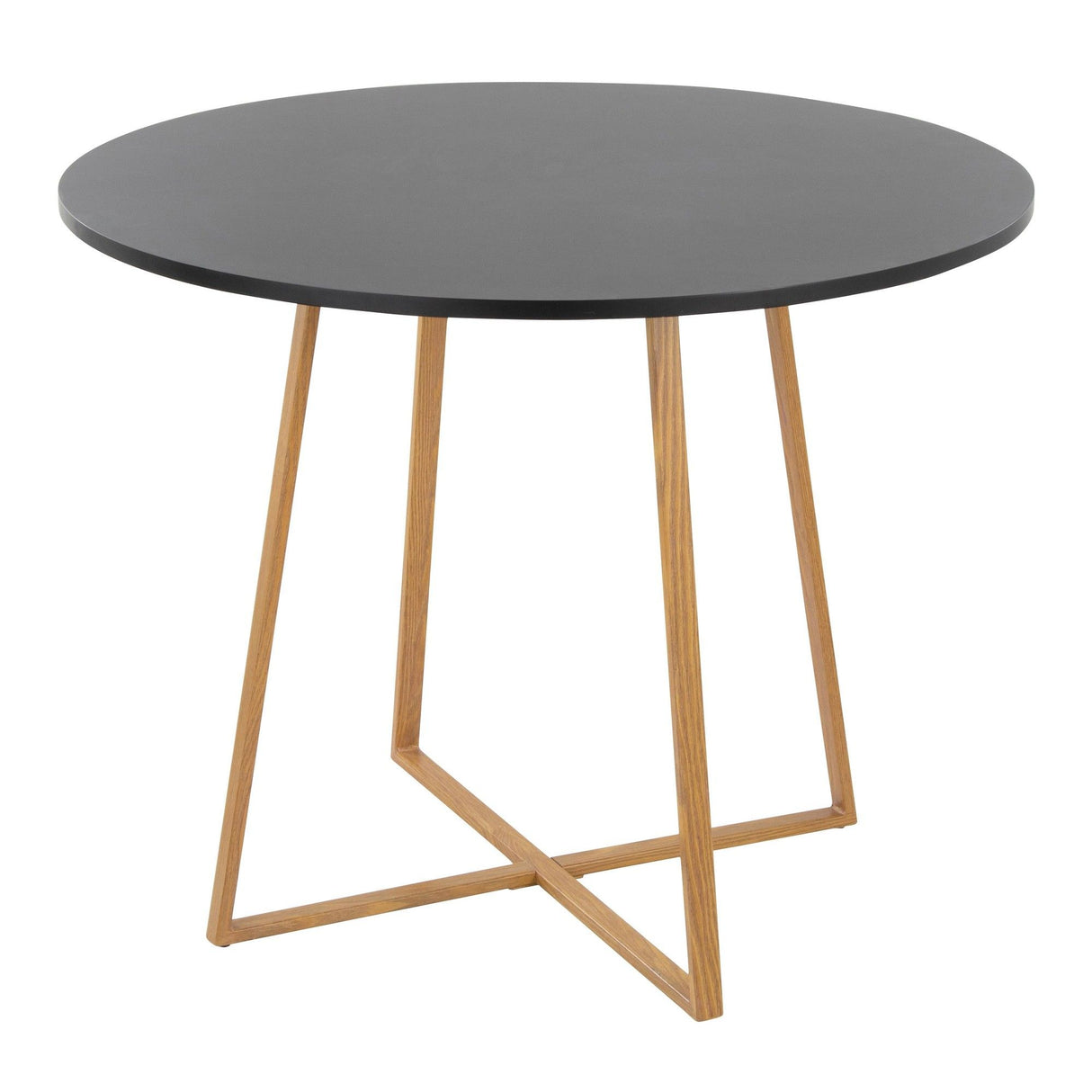 Cosmo - Dining Table - Natural Wood Metal Base