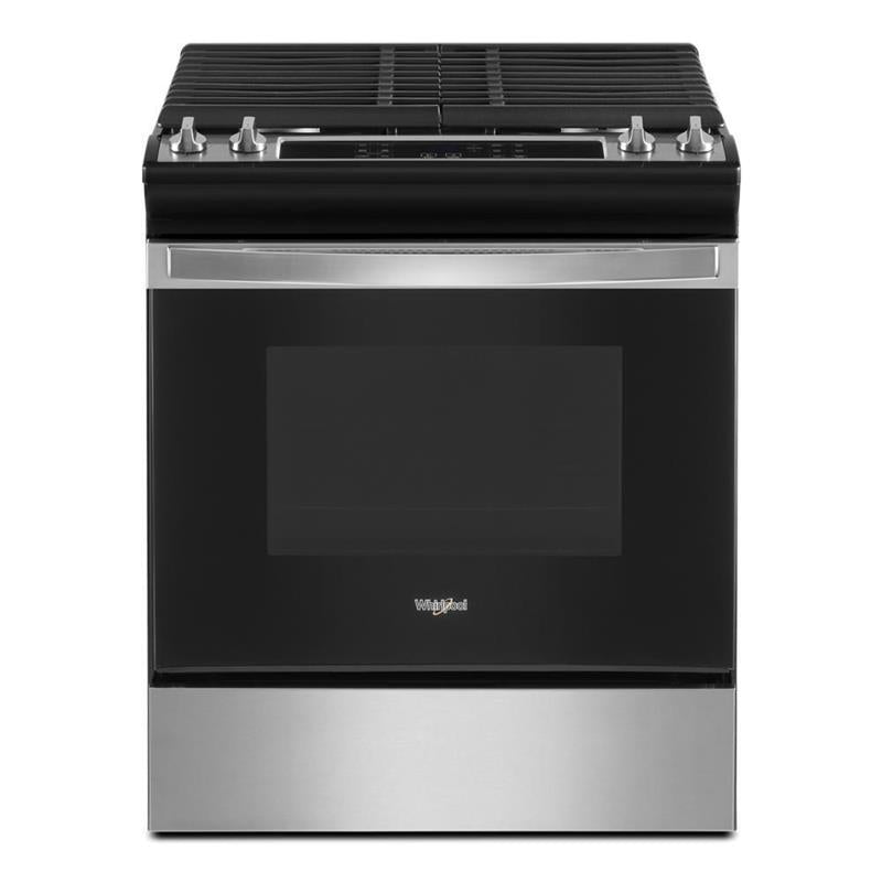 5.0 Cu. Ft. Whirlpool(R) Gas Range with Frozen Bake(TM) Technology - (WEG515S0LS)