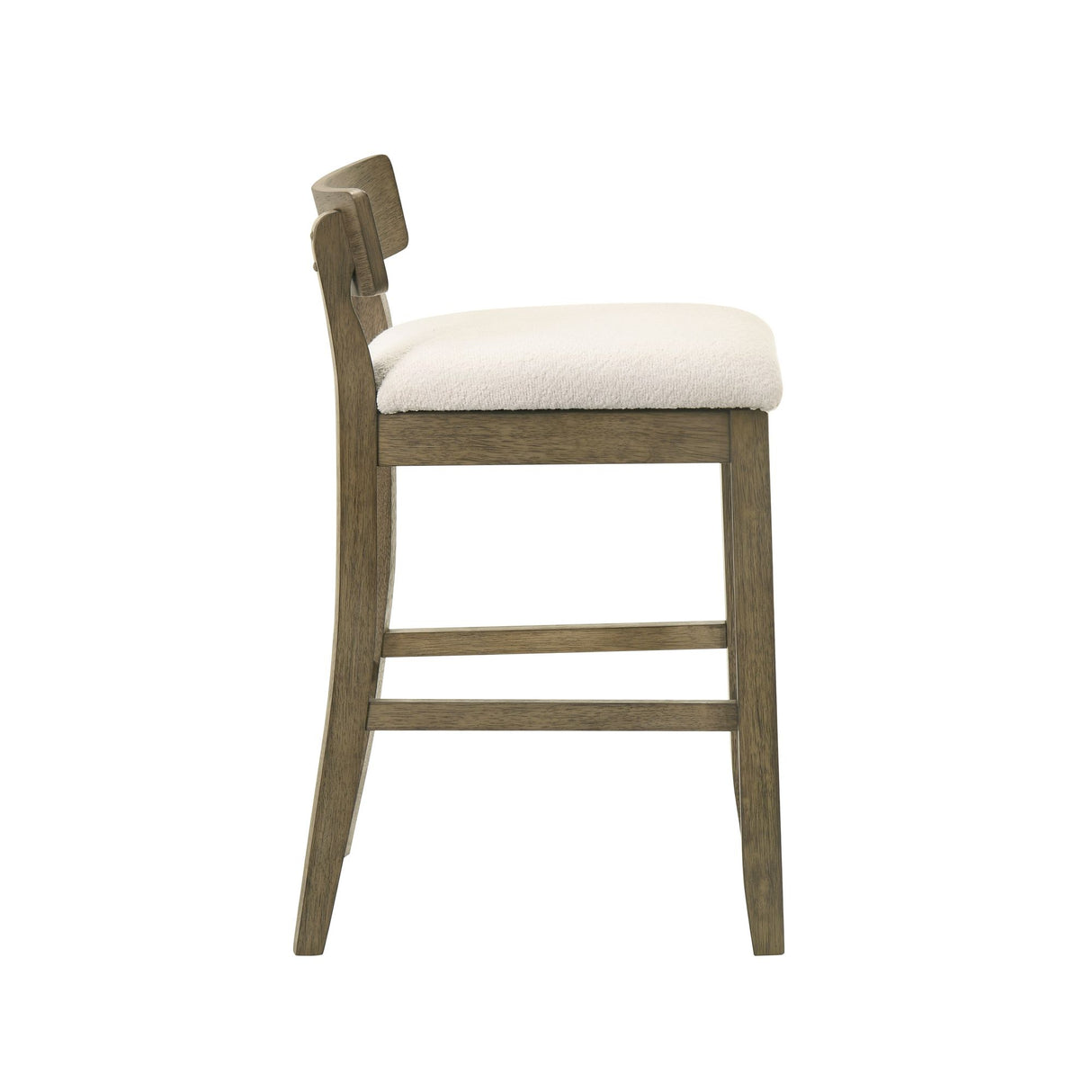 Merie - Modern Transitional Wood Counter Height Kitchen Bar Stool