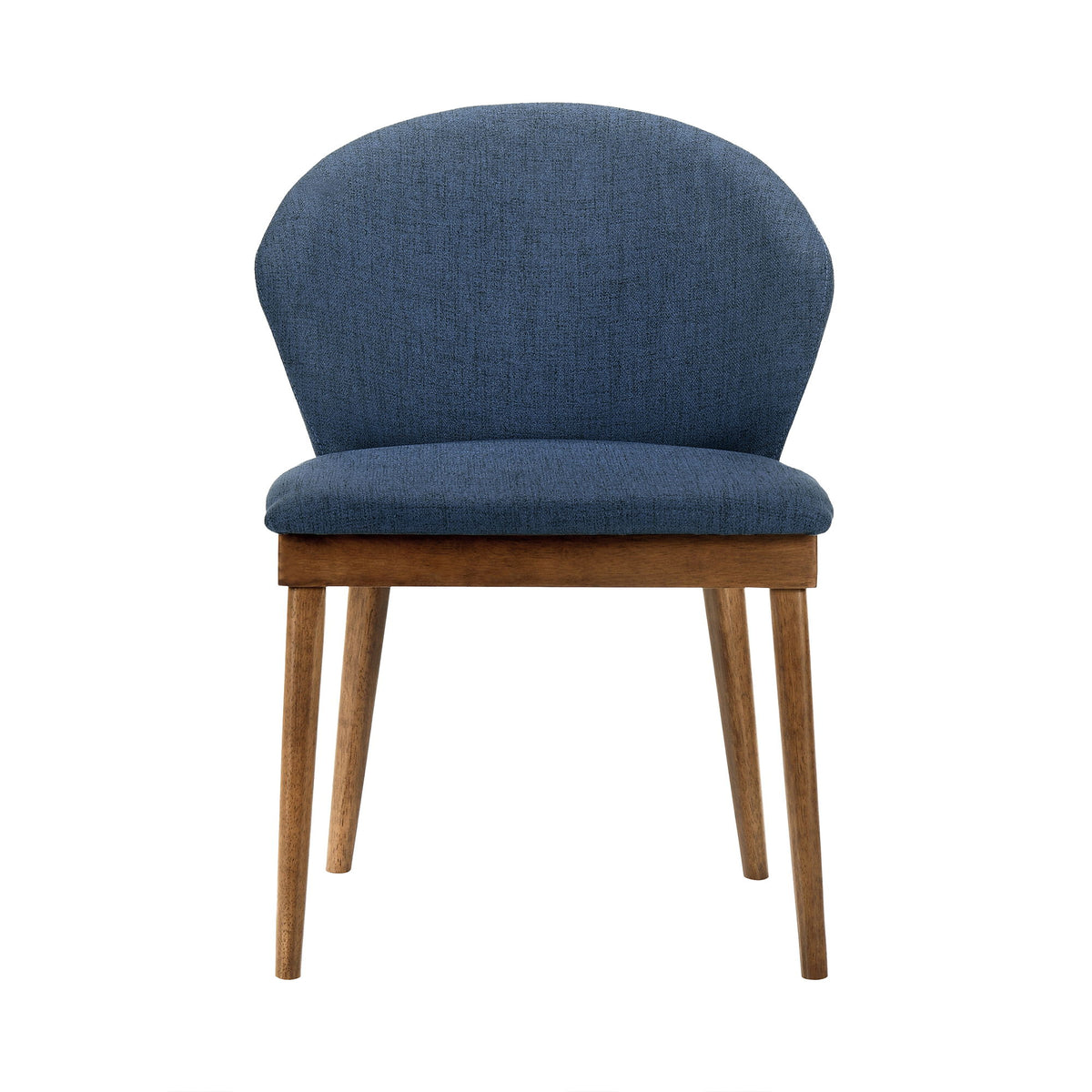 Juno - Dining Side Chairs (Set of 2) - Blue / Walnut