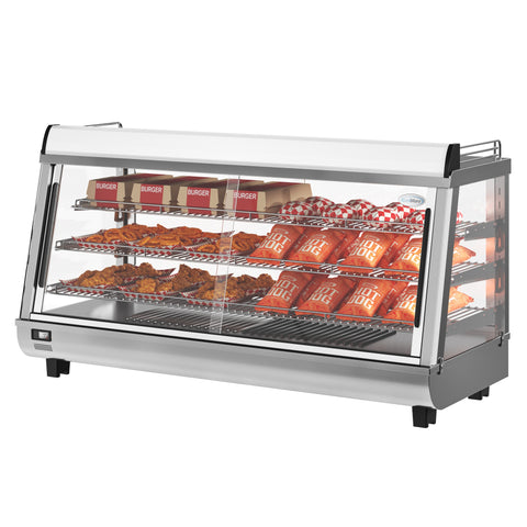 48 in. Glass Countertop Display Warmer, 6.5 cu. ft. in Stainless Steel (HDC-6C-SS)