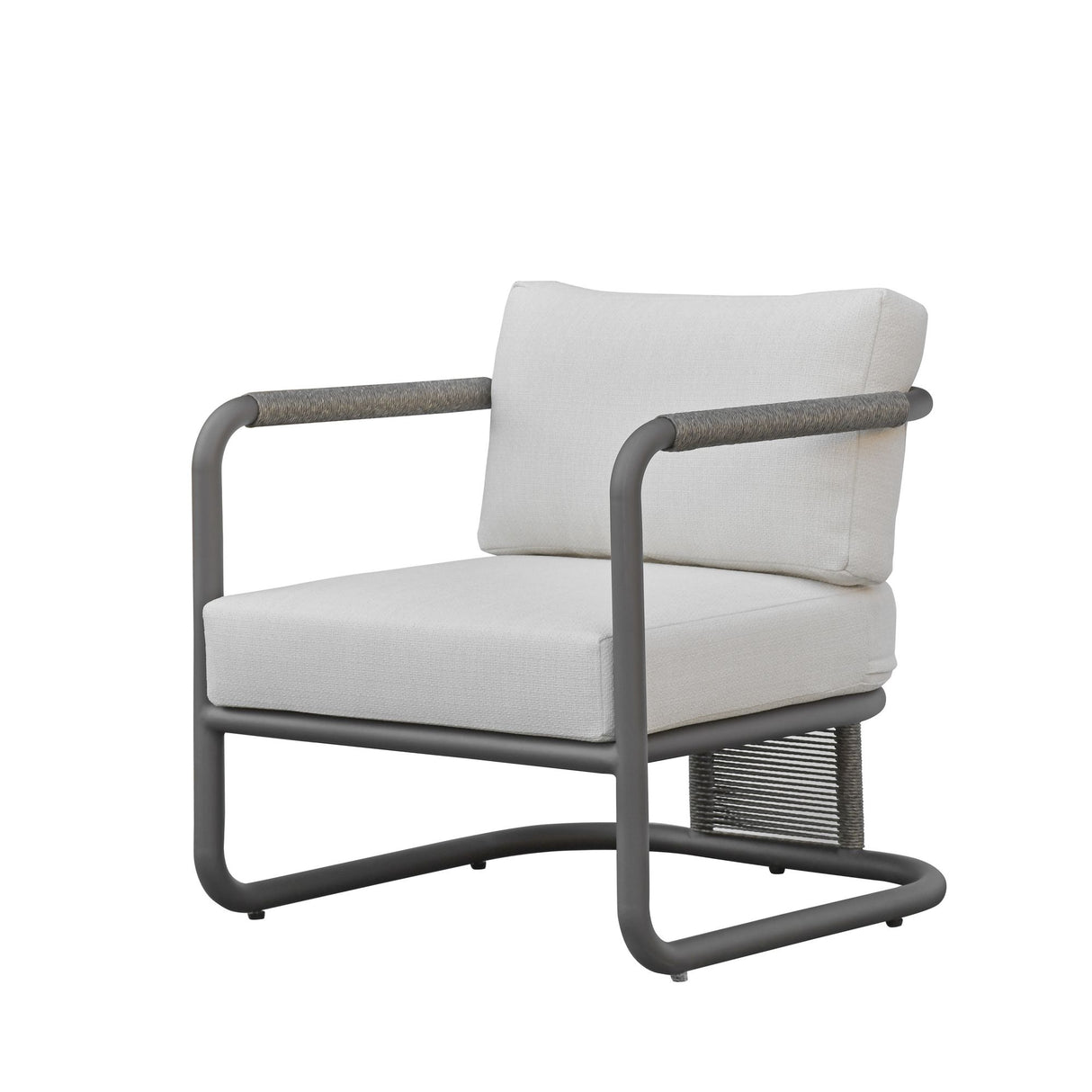 Dorado - Outdoor Club Chair - Off-White / Gray