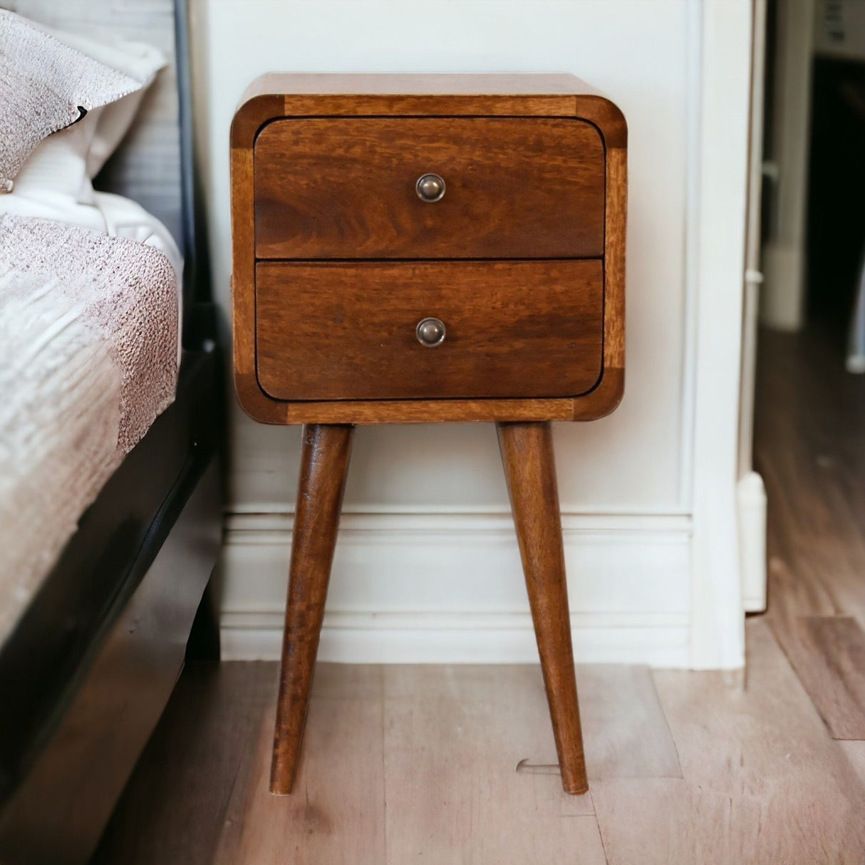 Curved Nightstand
