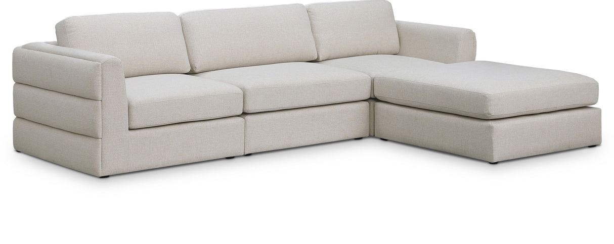 Beckham - 4 Piece Modular L-Sahped Sectional