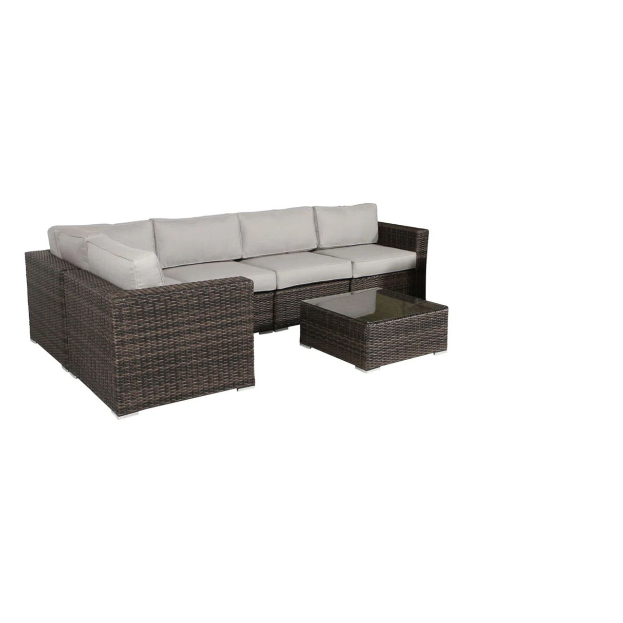 Stylish Wicker Patio Set Table