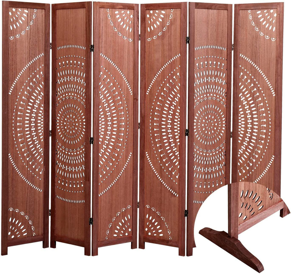 Panel Solid Wood Folding Room Divider
