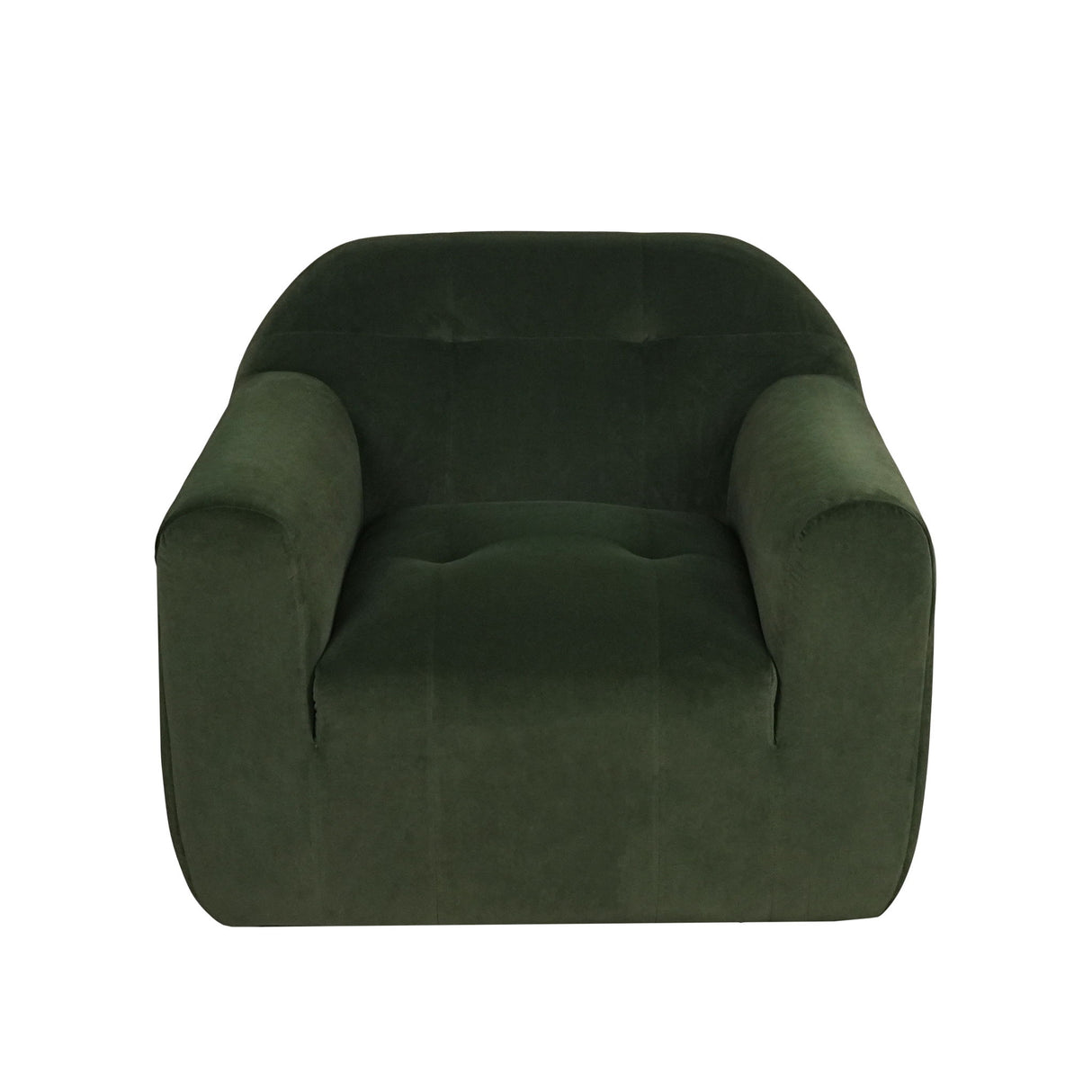 Harmonara - Boucle Upholstered Club Chair With Blind Tufting