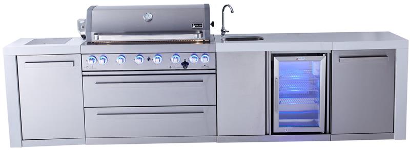 Mont Alpi 805 Deluxe Island with beverage center - (MAI805DBEV)