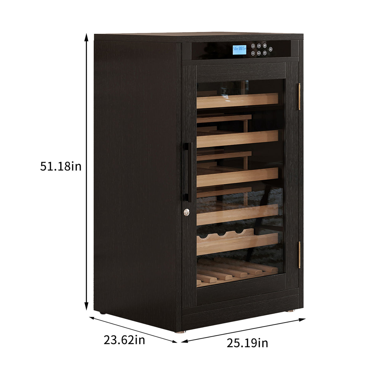 Hearth And Haven W3353P344680 Wine Cooler in Black - image 2