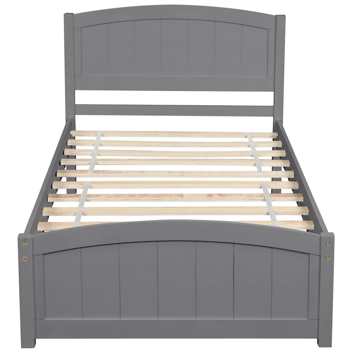 Platform Bed & Headboard, Footboard And Wood Slat Support