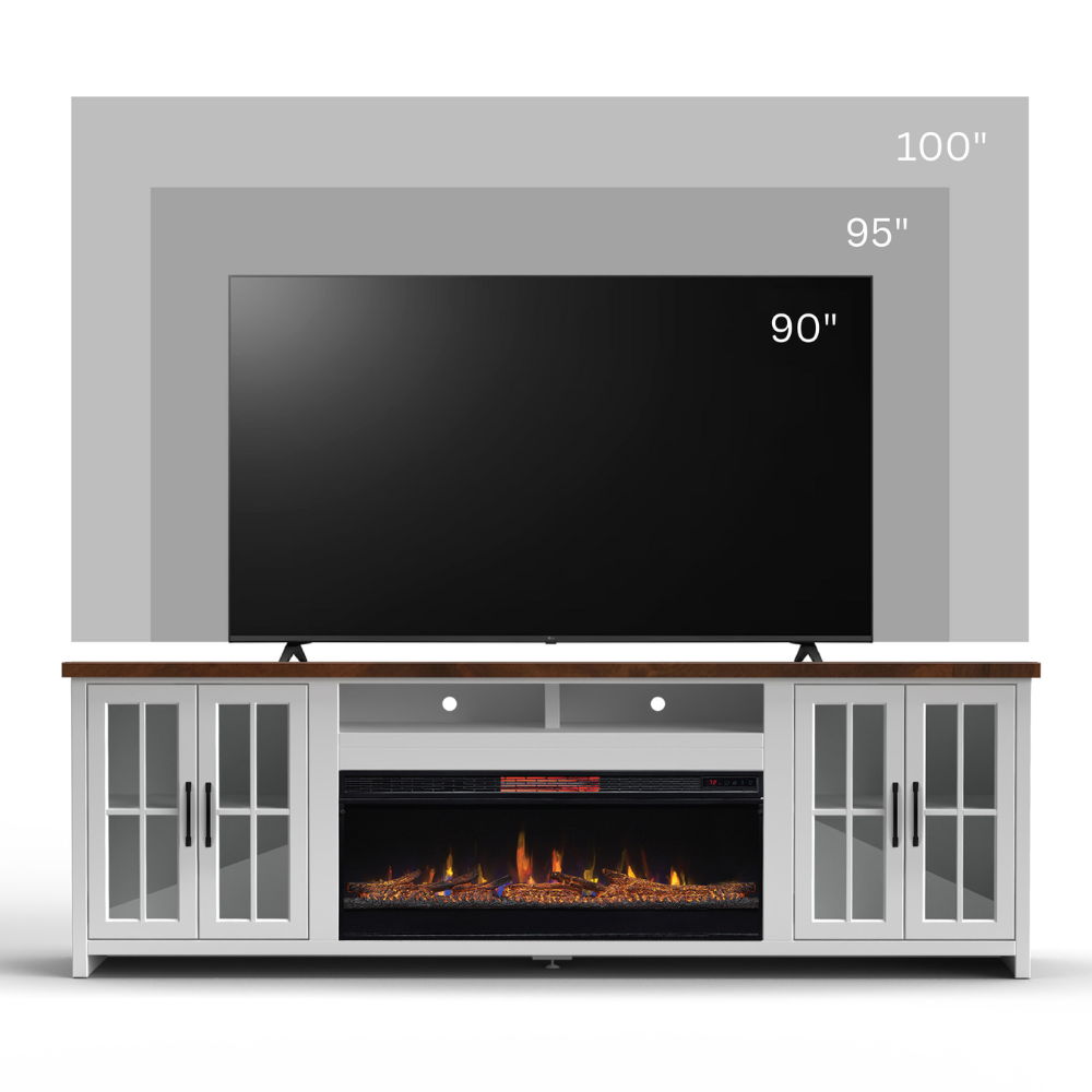 Hampton - Fireplace TV Stand Console