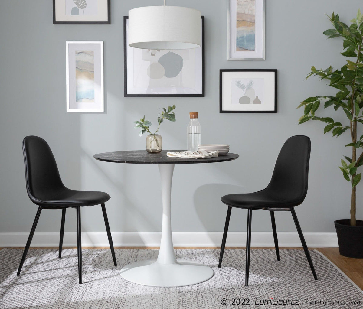 Pebble - Mod Table - White Base