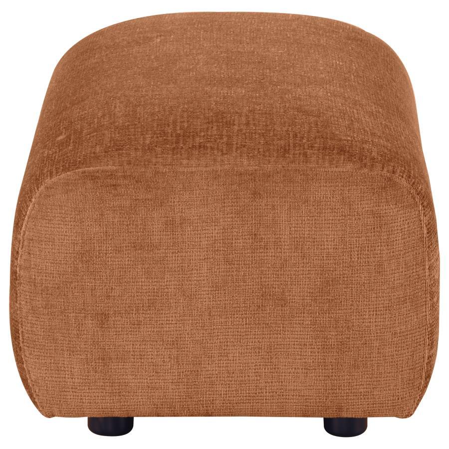 Burnett - Chenille Upholstered Ottoman