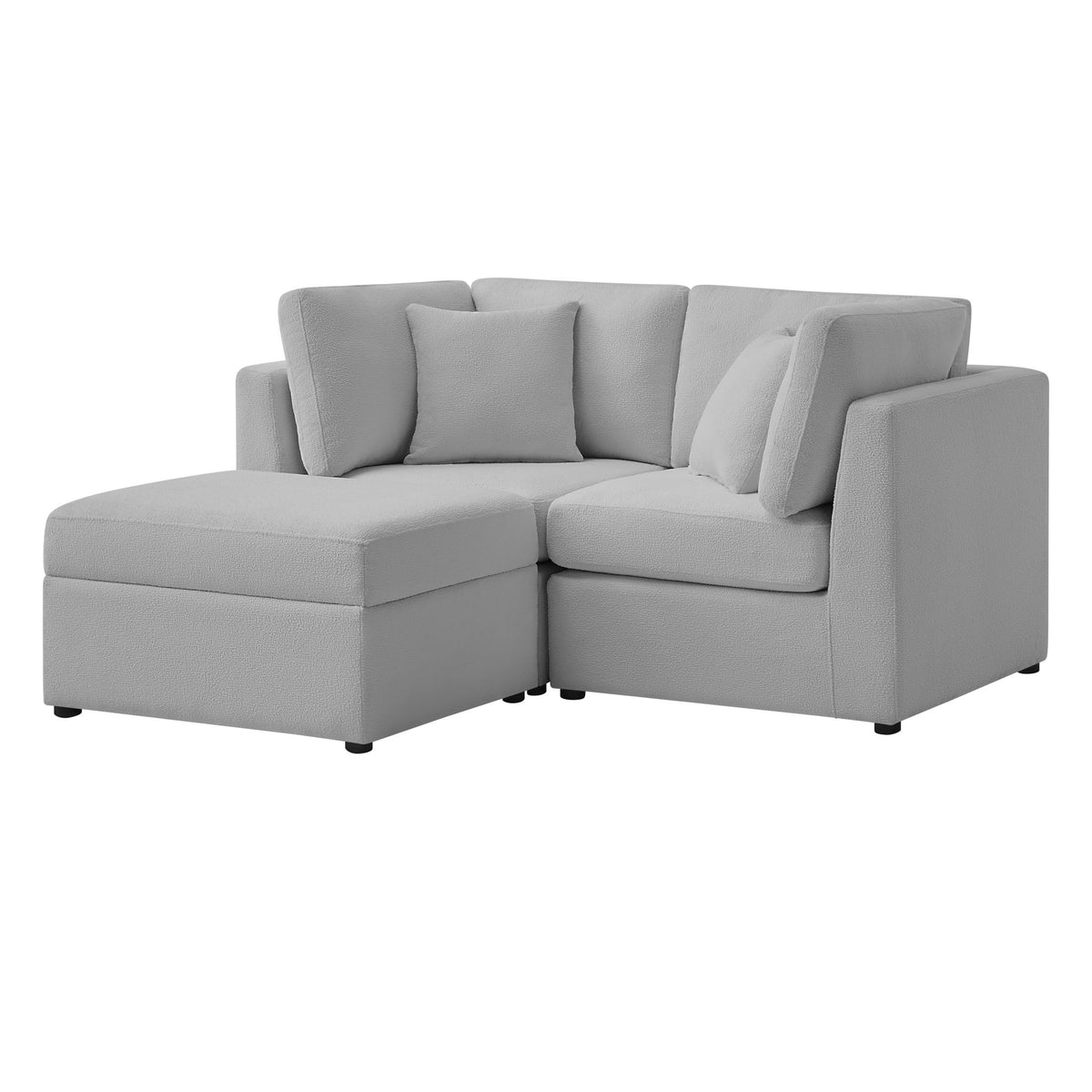 Chauncy - Sectional With Storage Ottoman