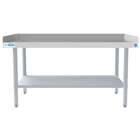30" x 48" 16-Gauge Stainless Steel Equipment Stand with Galvanized Undershelf, EQT-163048.