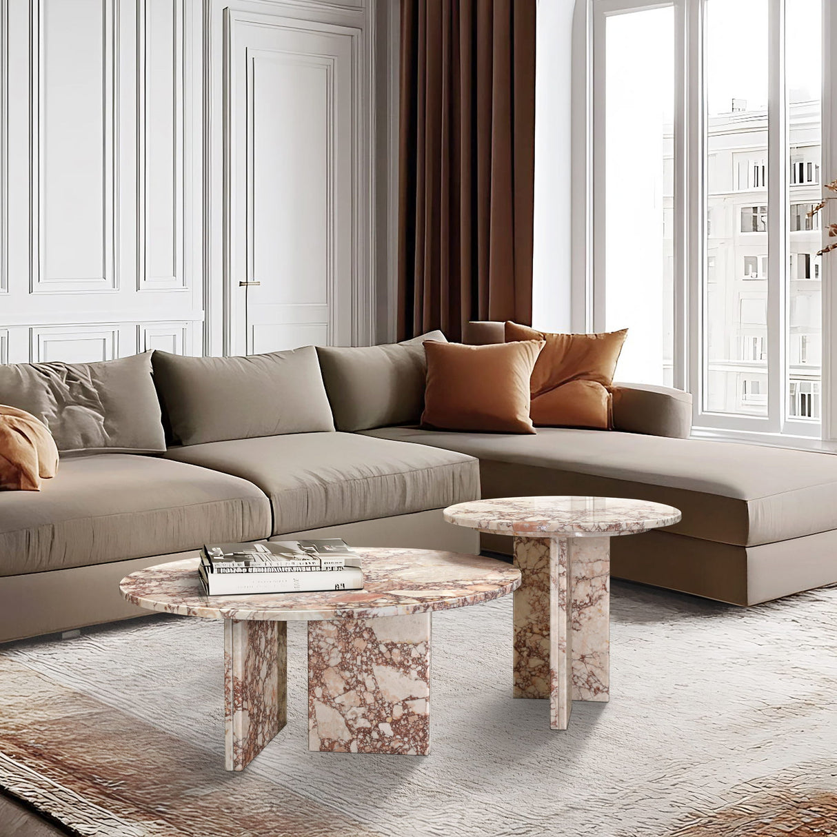 Elegant Coffee Duo Table Set