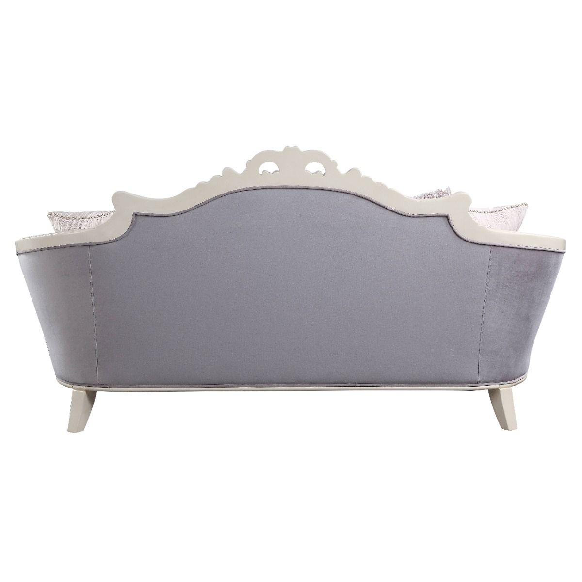 Galelvith - Sofa With 6 Pillow - Gray Fabric