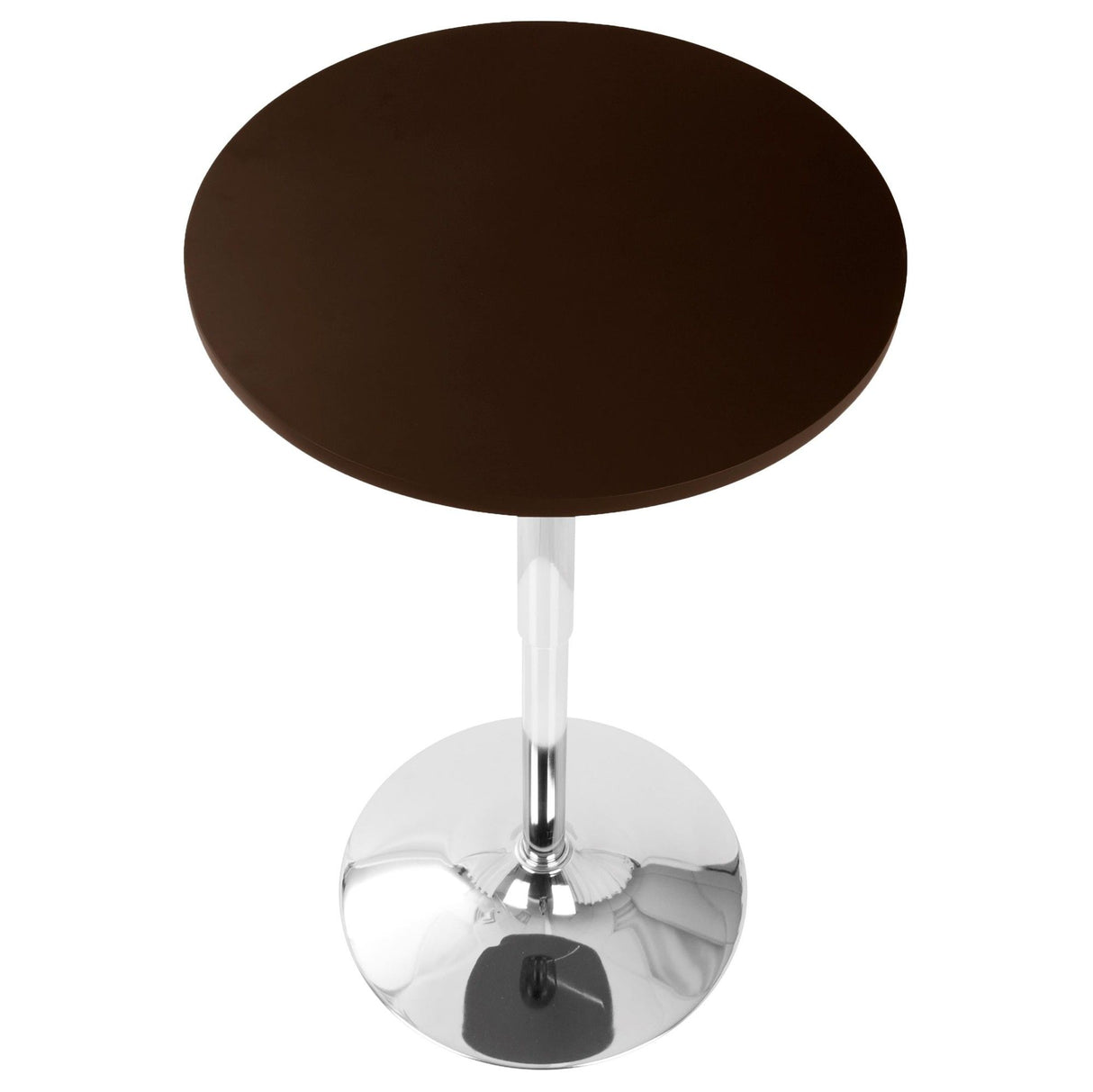 Adjustable Contemporary Bar Table - Brown