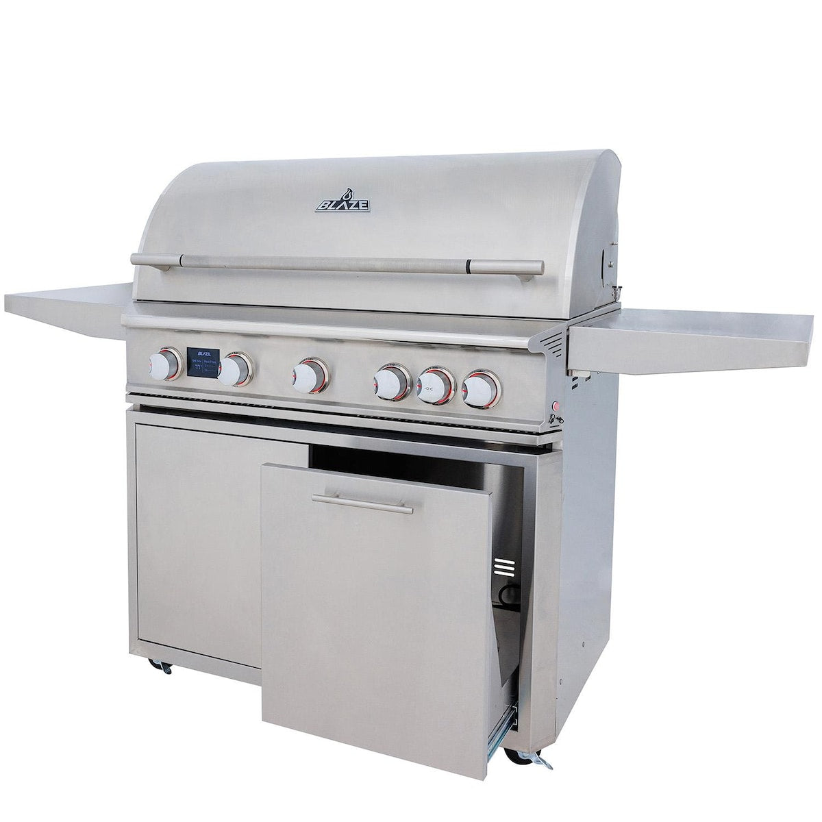 Blaze LTE PRO 40-Inch 5-Burner Propane Gas Grill w/ Digital Temperature Screen & Rear Infrared Burner
