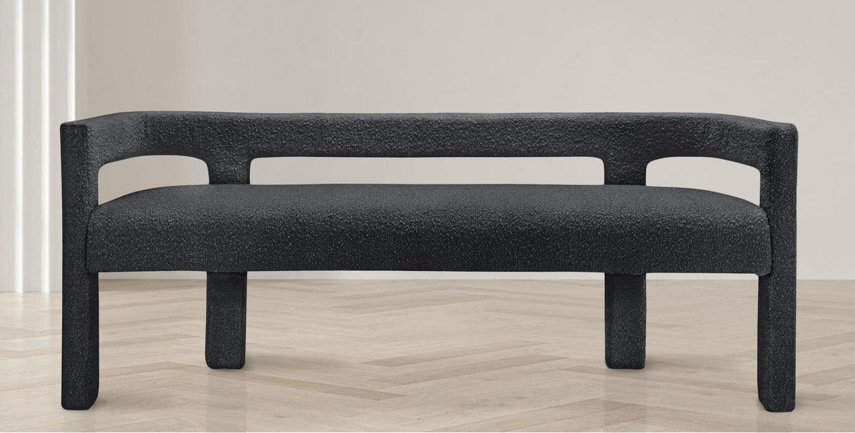 Athena - Boucle Fabric Bench