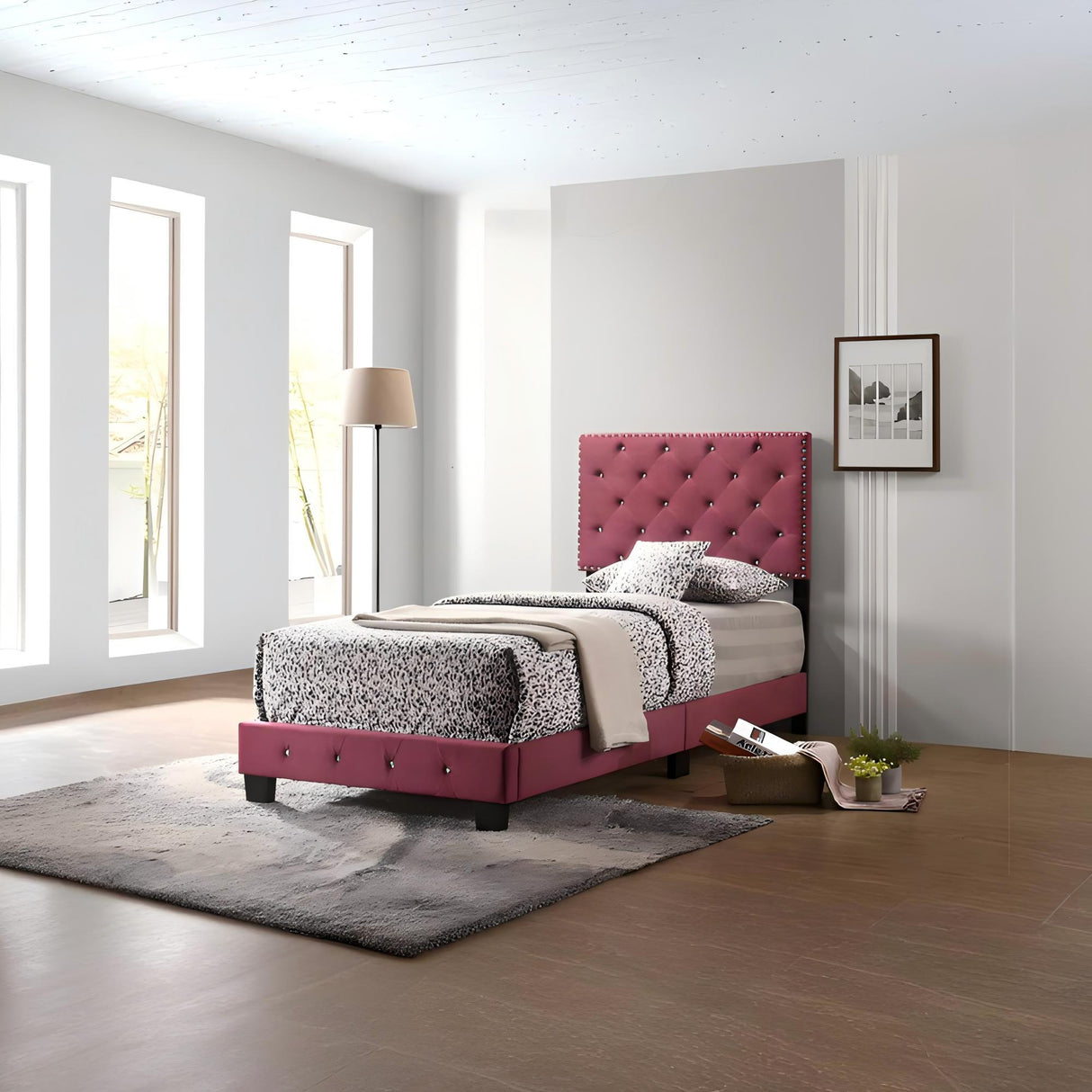Luxurious Upholstered Bed
