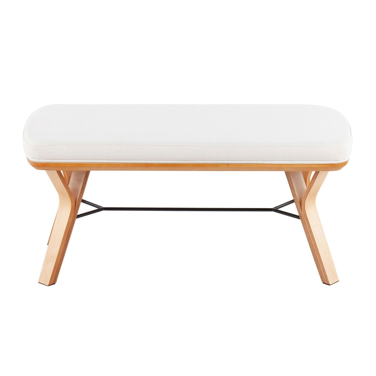 Folia - Mid-Century Modern Bench
