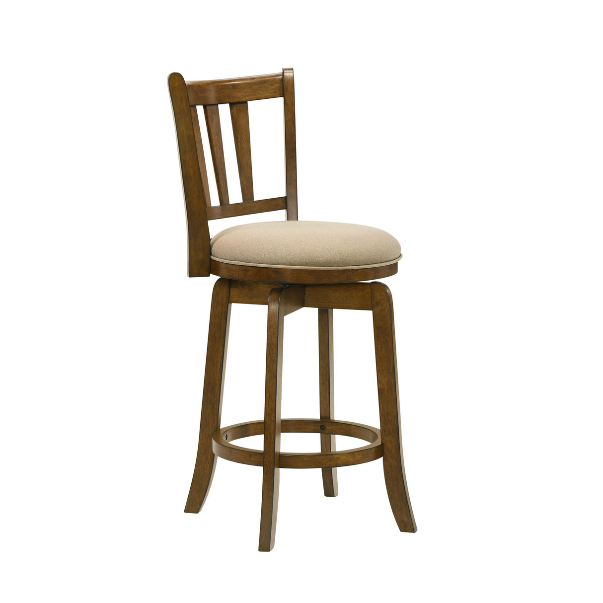 Wren - Modern Farmhouse Swivel Wood Counter Height Kitchen Bar Stool