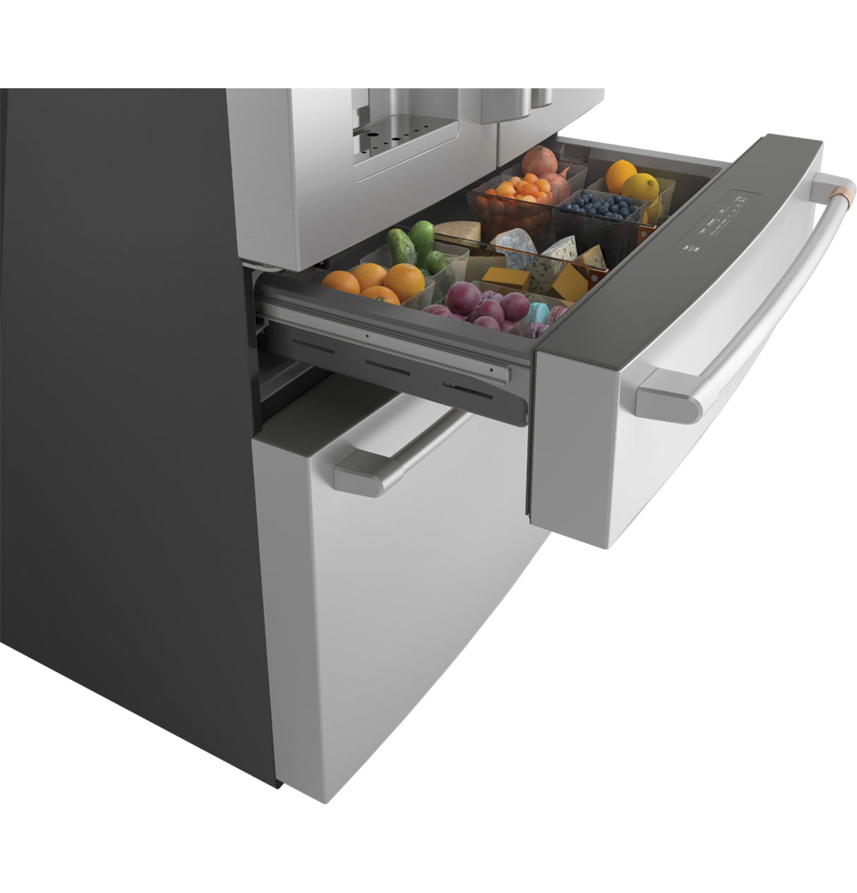 Caf(eback)(TM) ENERGY STAR(R) 27.8 Cu. Ft. Smart 4-Door French-Door Refrigerator - (CVE28DP2NS1)