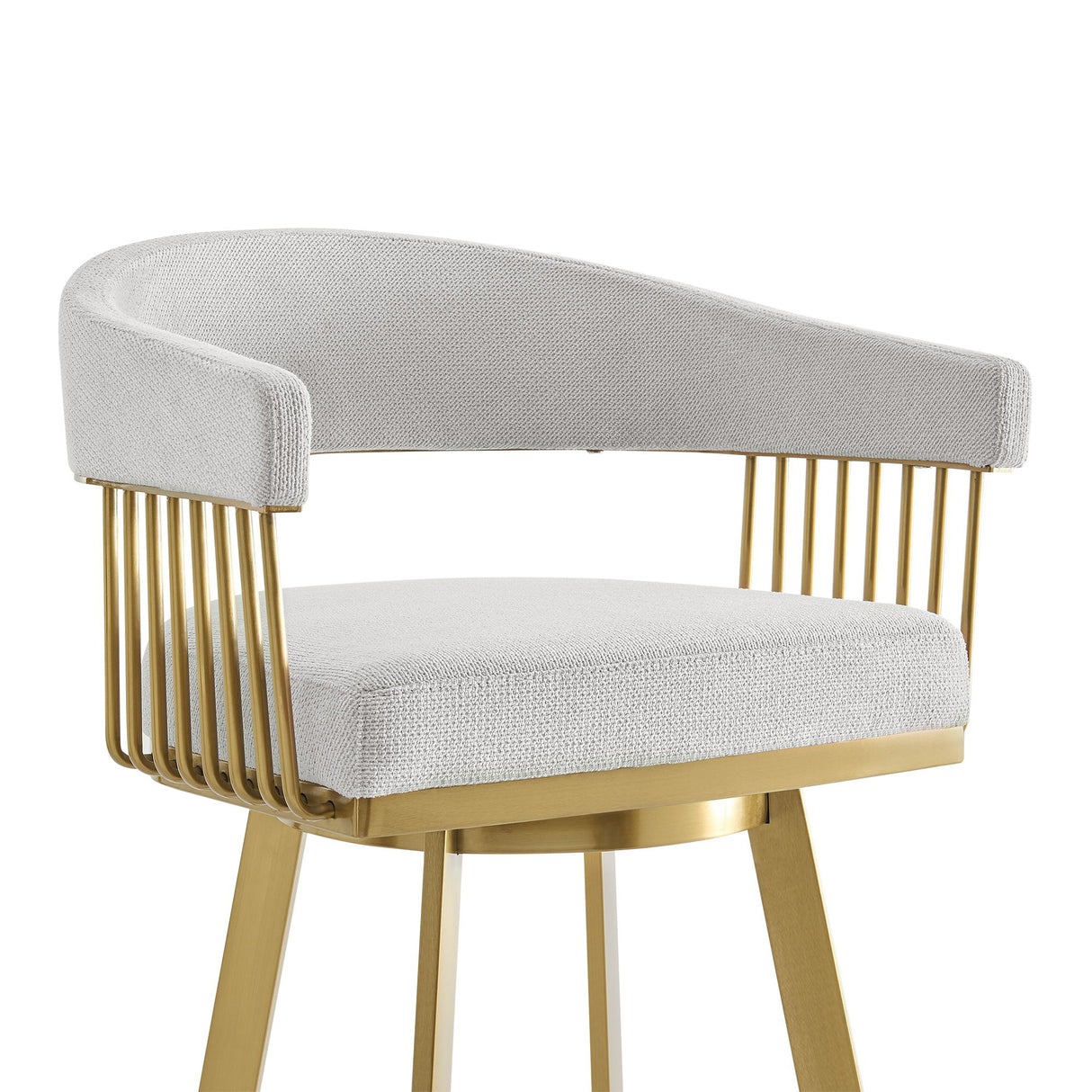 Chelsea - Swivel Fabric Stool