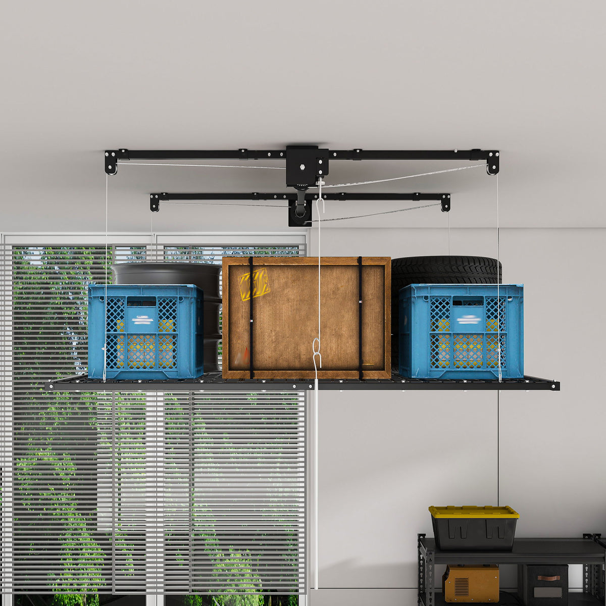 Overhead Garage Storage Rack