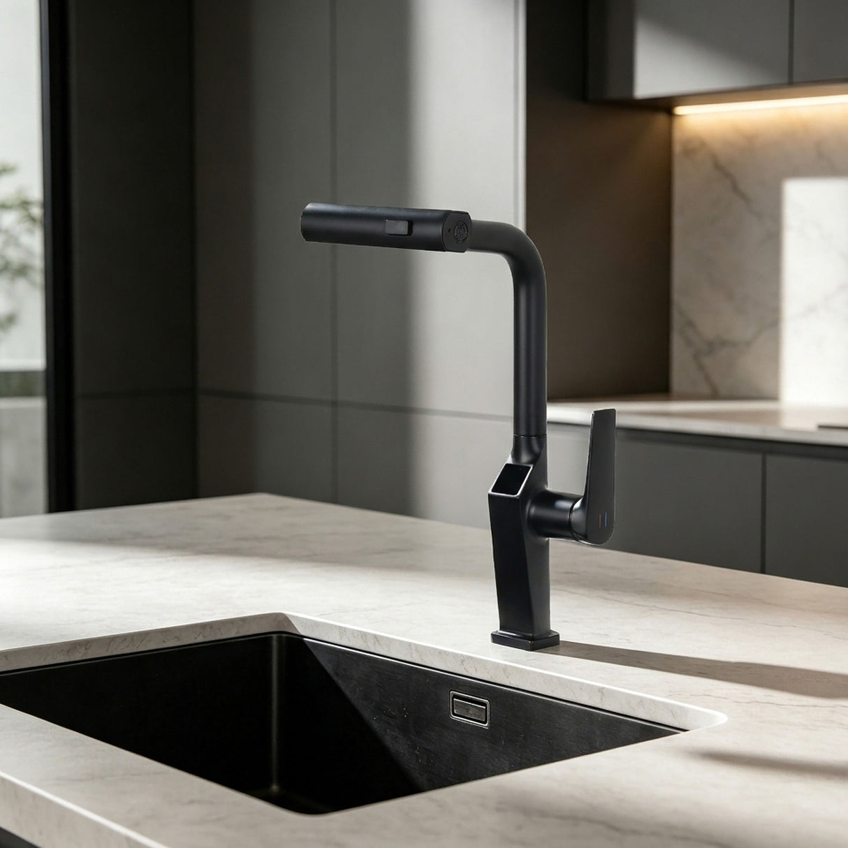 Touchless Kitchen Faucet With LED Display