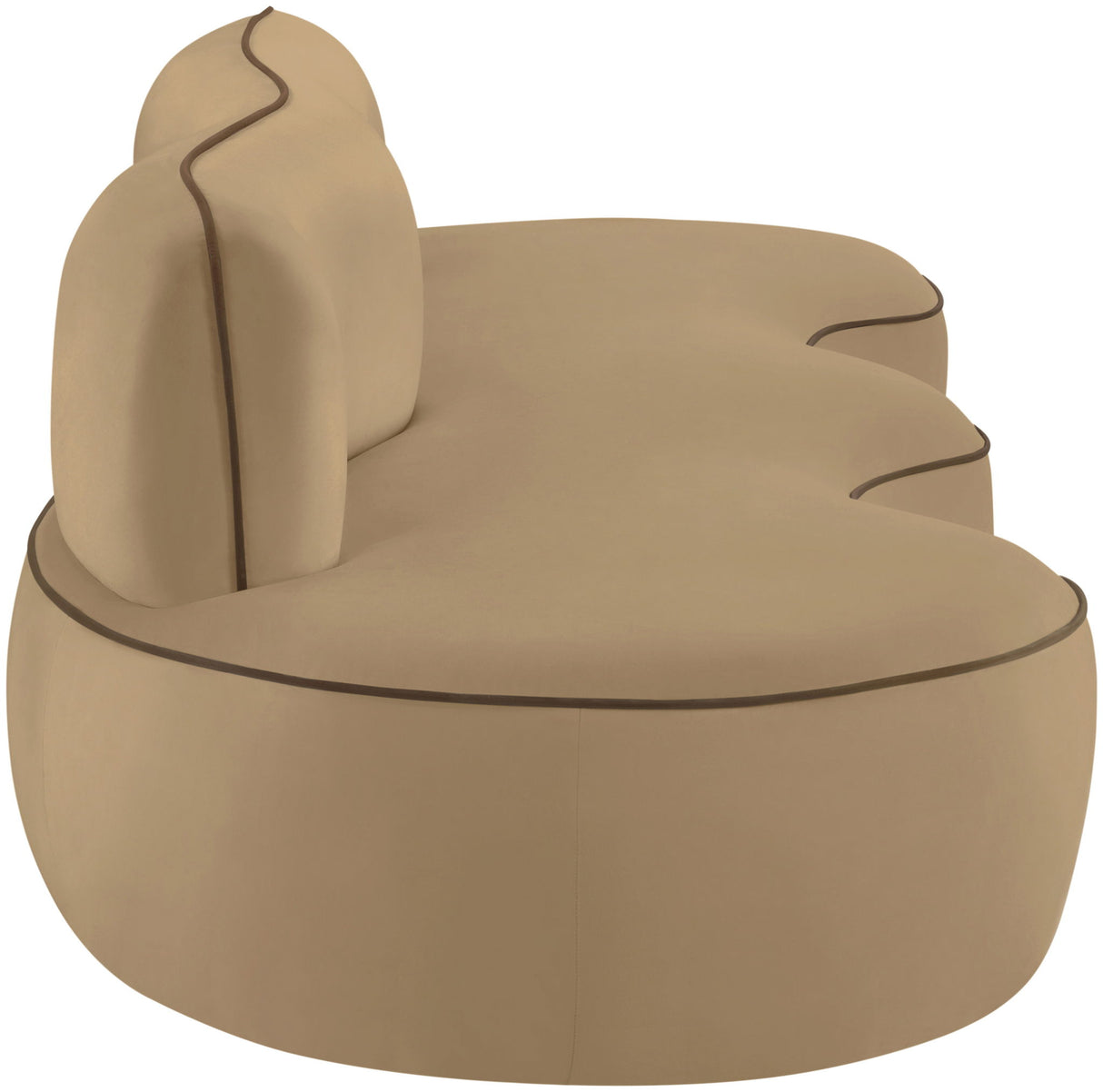 Swerve - Velvet 101" Upholstered Sofa