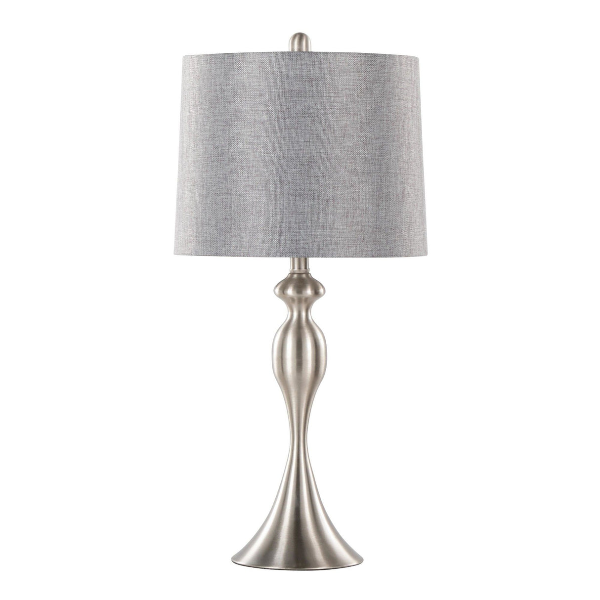 Ashland - 27" Metal Table Lamp (Set of 2) - Brushed Nickel
