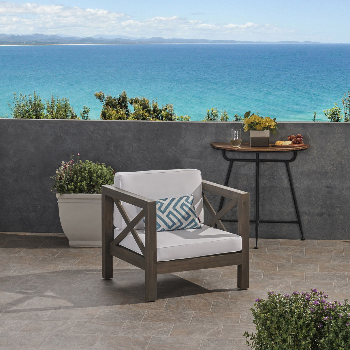 Brava - Mid - Century Modern Club Chair With Water Resistant Cushions