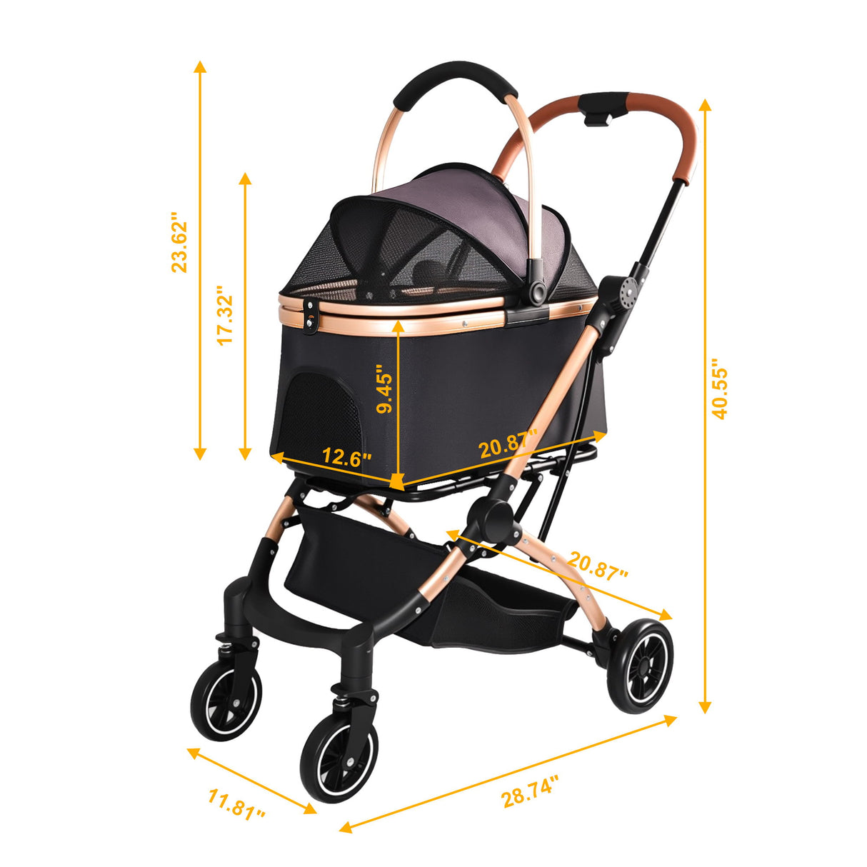 Pet Stroller For Dogs And Cats