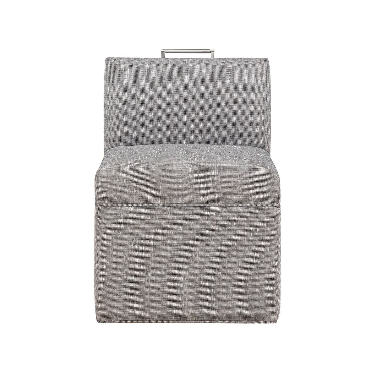Della - Upholstered Castered Chair - Gray