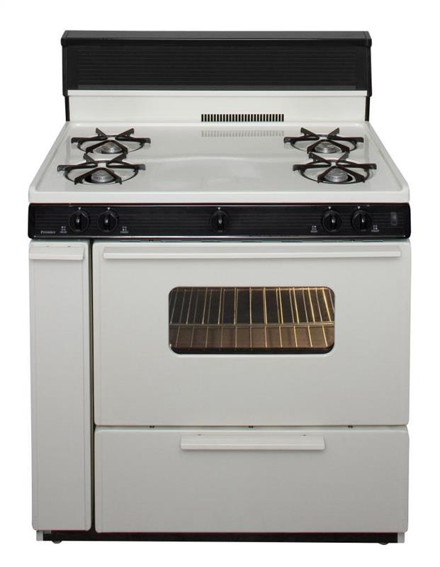 36 in. Freestanding Gas Range in Biscuit - (SLK240TP)