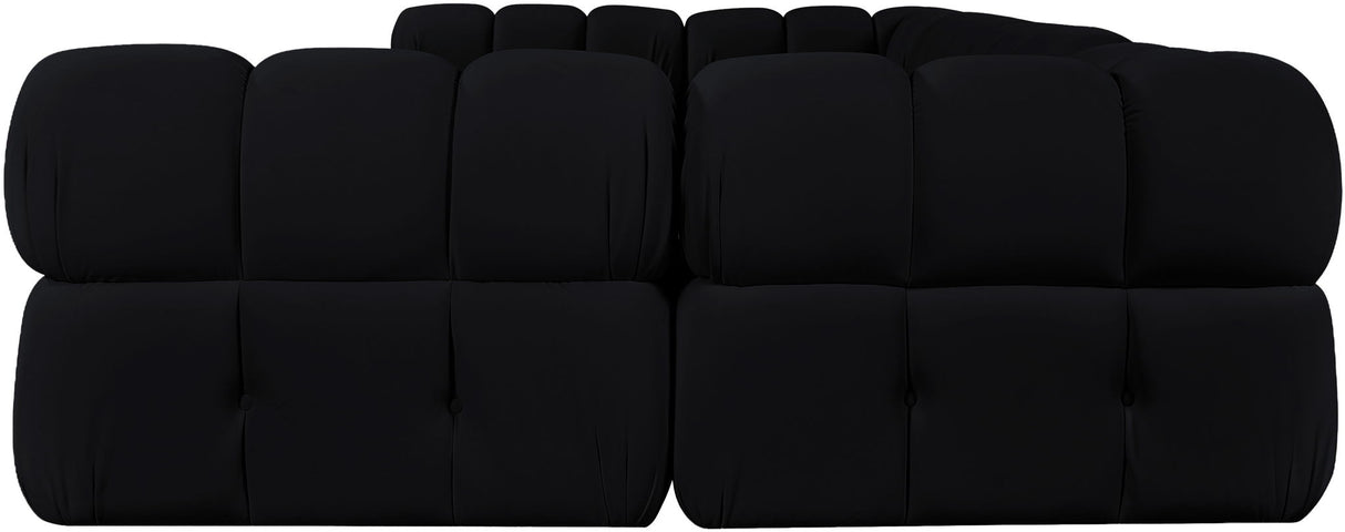 Orin - U-Shaped Velvet 6 Piece Modular Sectional