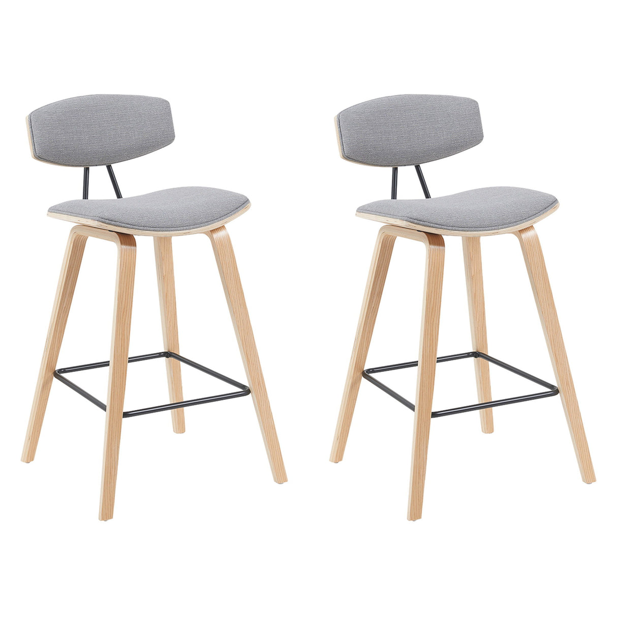 Fox - Swivel Bar Height Stool - Light Brown