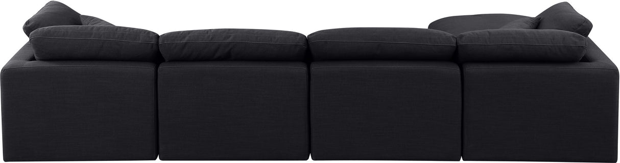 Indulge - Linen 5 Piece Modular Sectional With Chaise