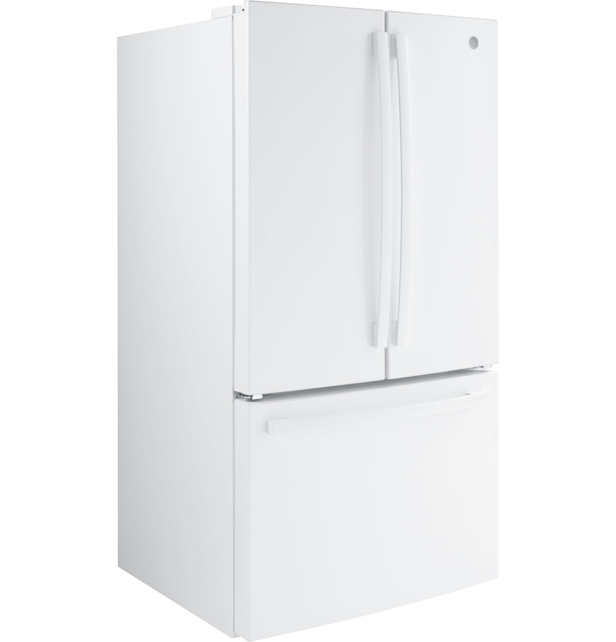 GE(R) ENERGY STAR(R) 27.0 Cu. Ft. French-Door Refrigerator with Internal Water Dispenser - White- (GNE27JGMWW)