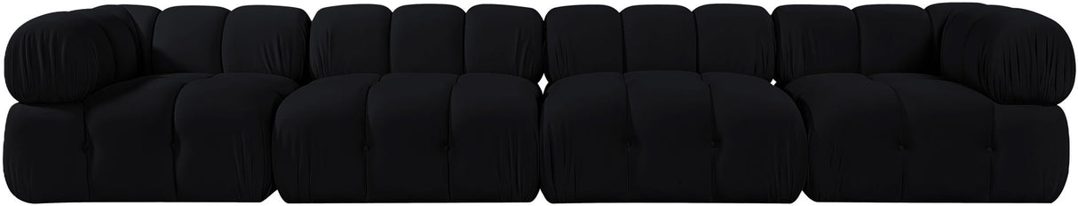 Orin - Fabric Velvet 4 Piece Modular Sofa