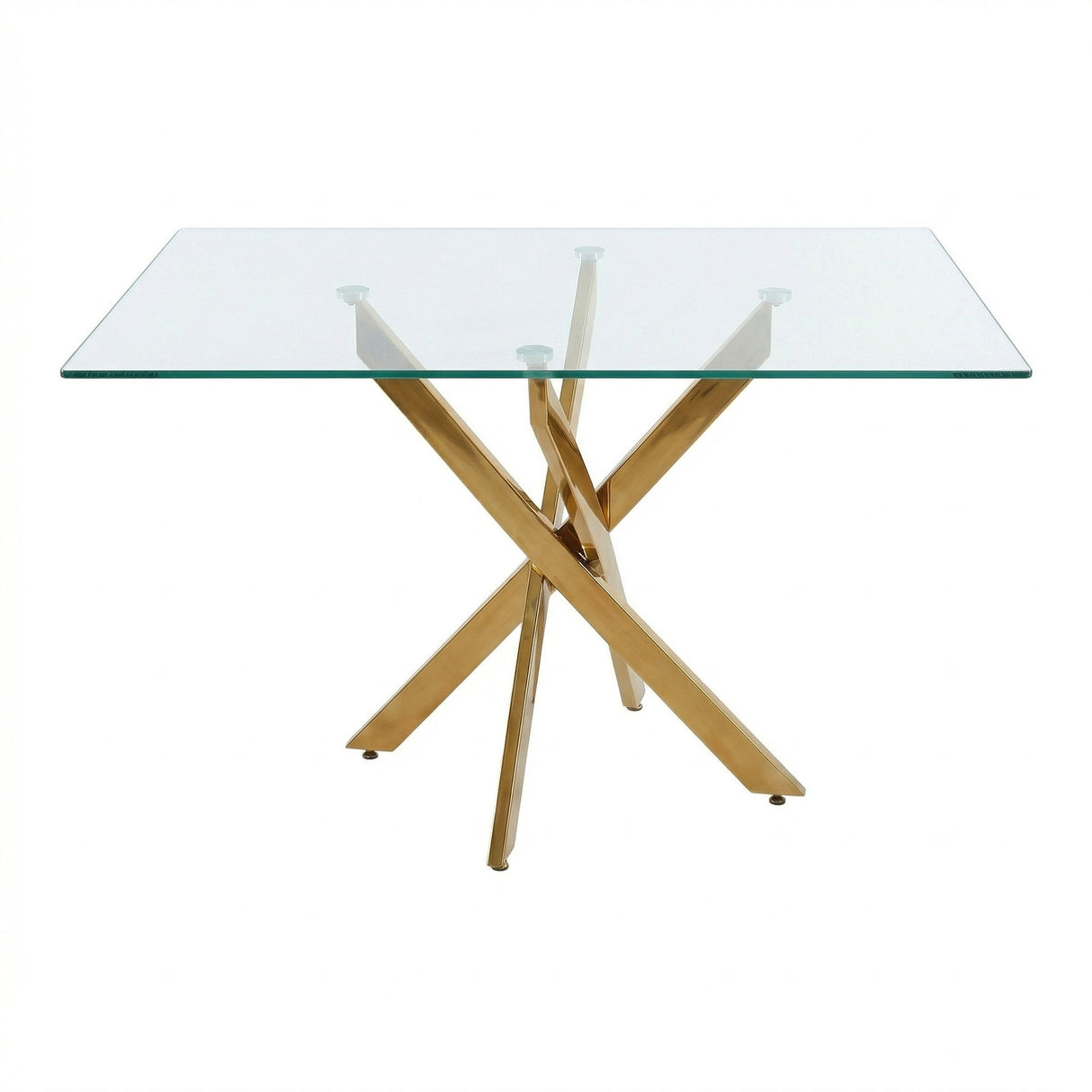 Rectangular Dining Table For Home Kitchen - Gold