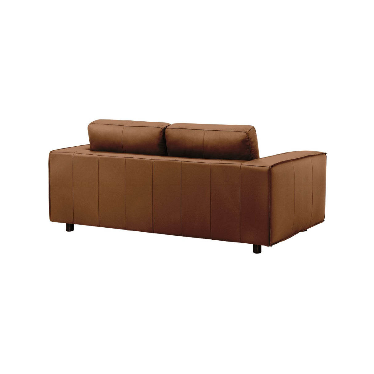 Clayton - Leather Loveseat With Track Arms