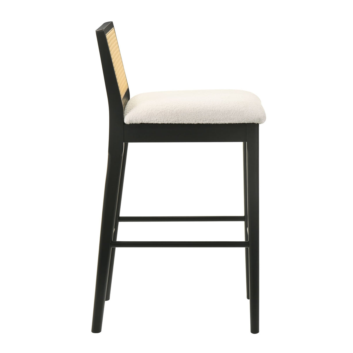 Tobias - Coastal Modern Wood Bar Height Kitchen Bar Stool