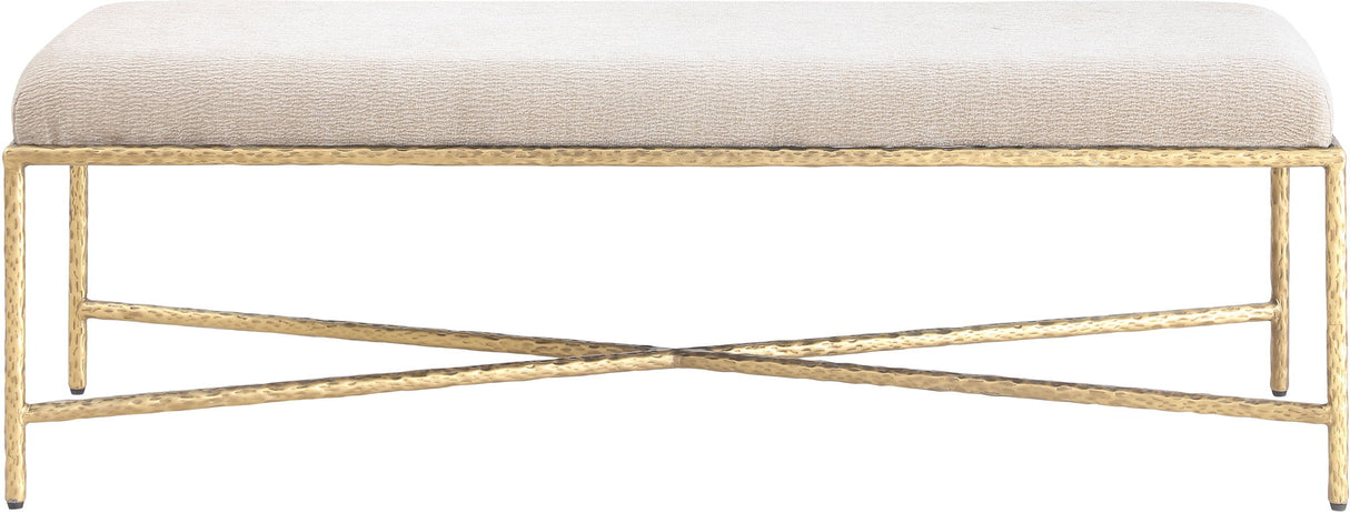 Valley - Bench With Gold Frame